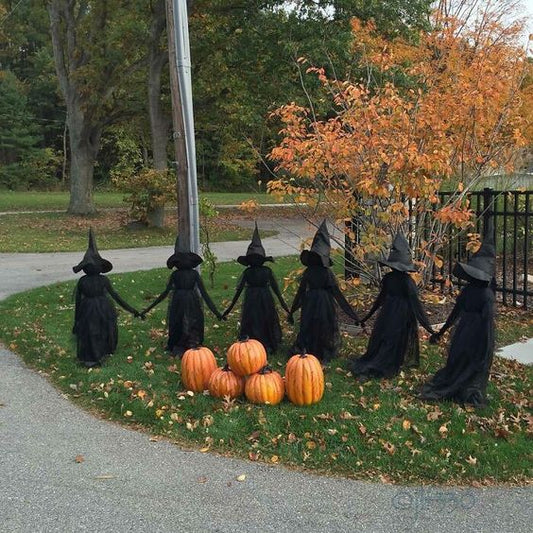 Outdoor Halloween Witches Set