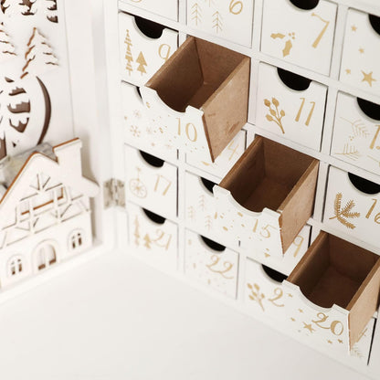 Advent Calendar Wooden Book