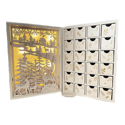 Advent Calendar Wooden Book