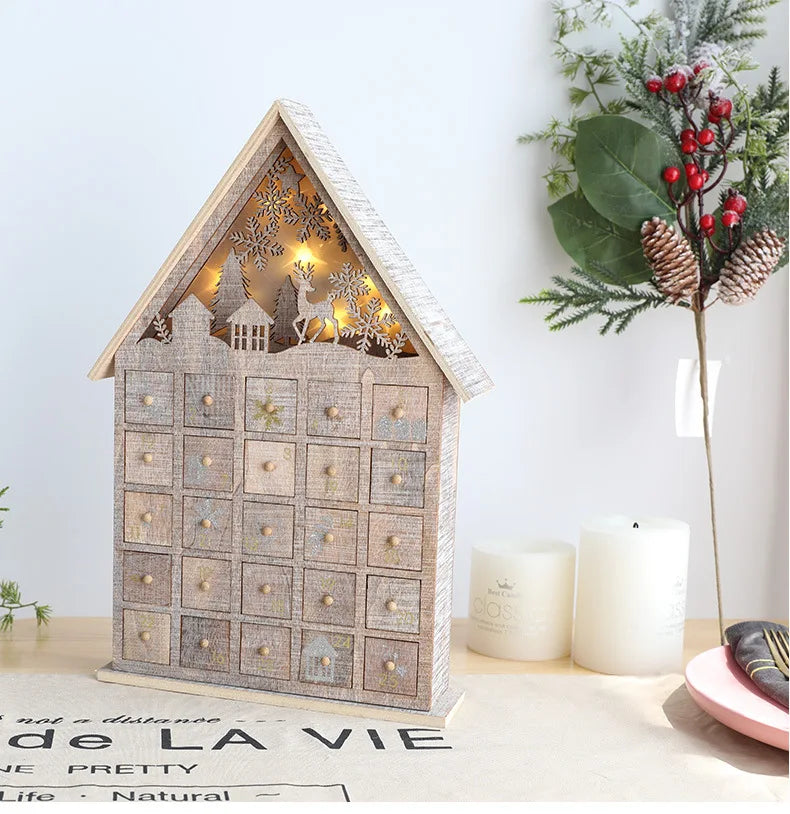 Wooden Countdown Advent Calendar