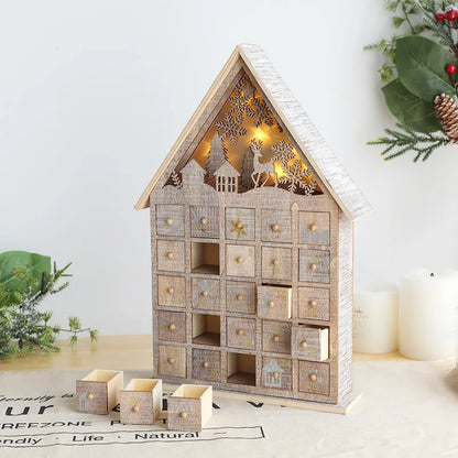 Wooden Countdown Advent Calendar