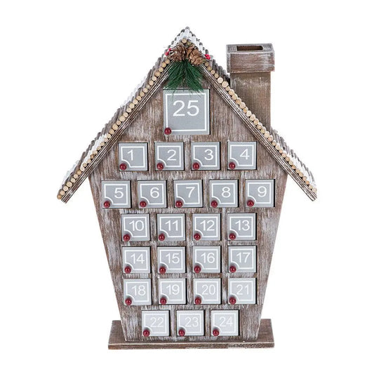 Wooden Advent Calendar with 25 Drawers