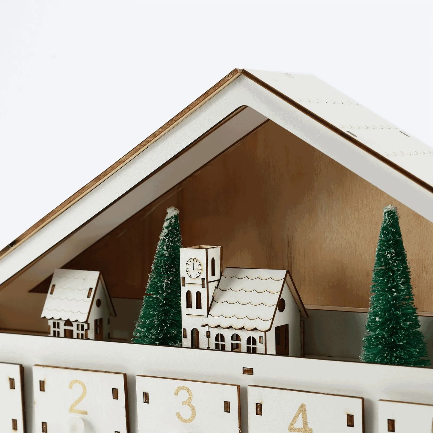 Wooden House Christmas Advent Calendar