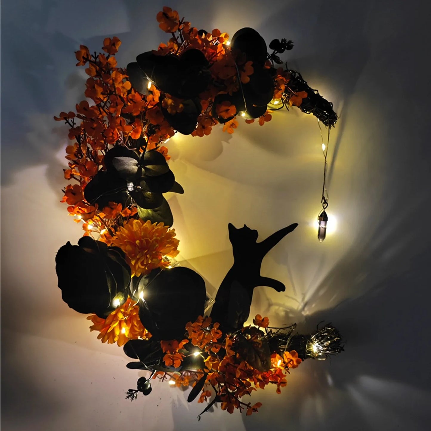 Halloween Cat Wreath